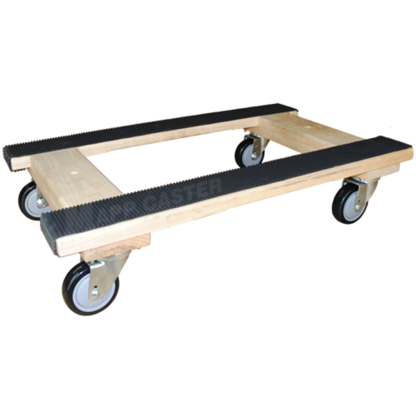 Mapp Caster Heavy Duty Furniture Dolly w/ 3-1/2" Polyurethane Wheels, 1,000Lbs Cap. B183035PLY